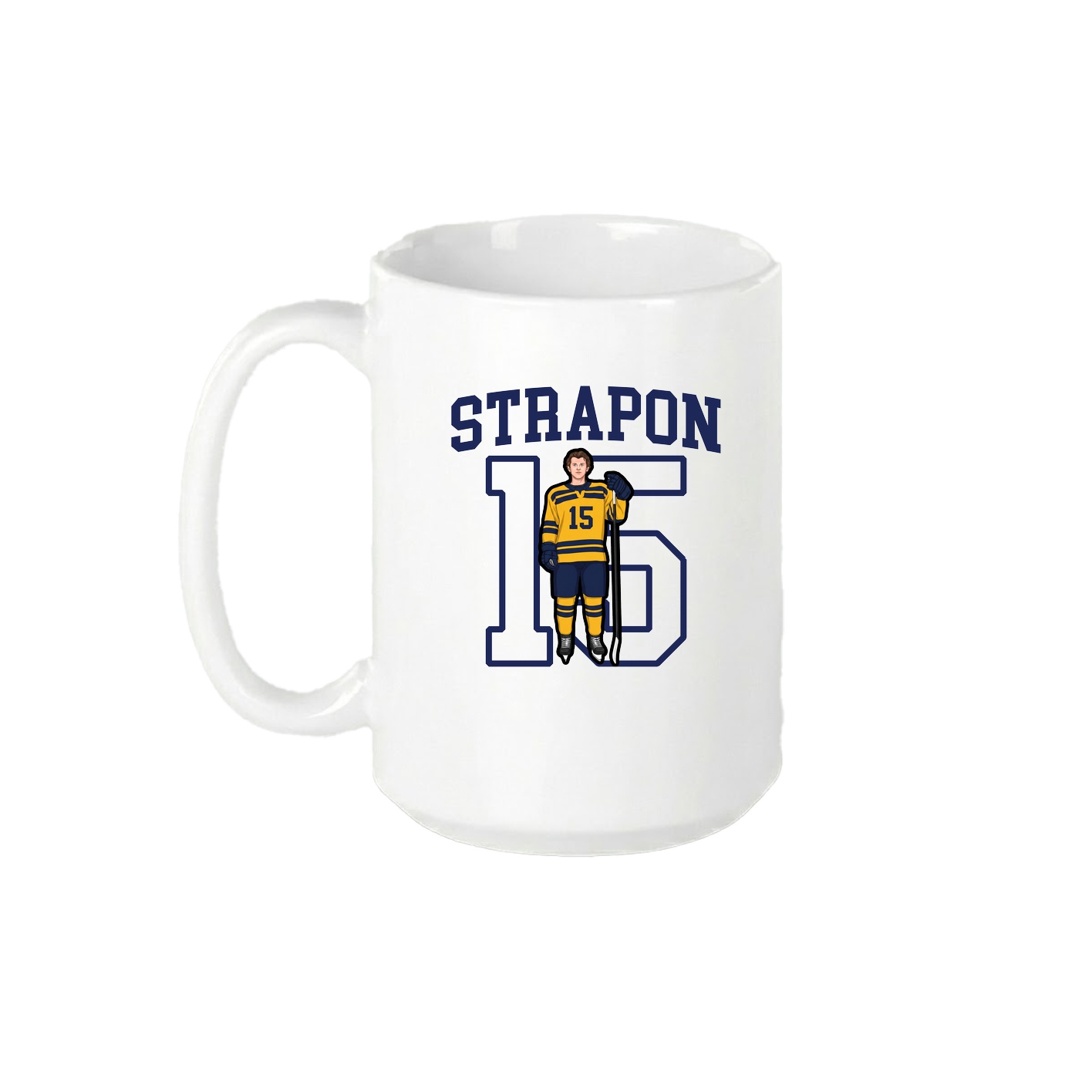 15oz Coffee Mug — Shirsey in White