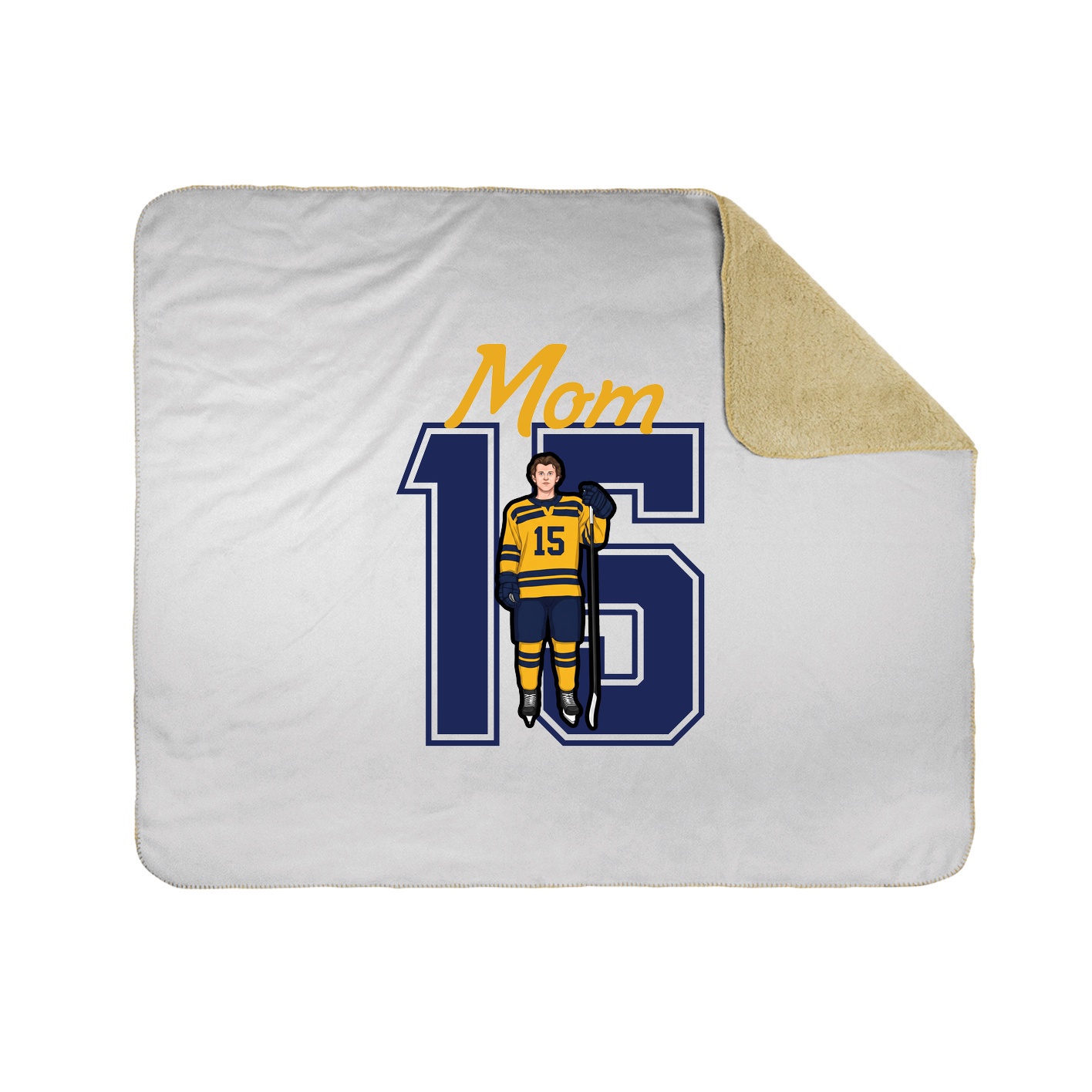 Throw Blanket — Mothers Day Shirsey in White