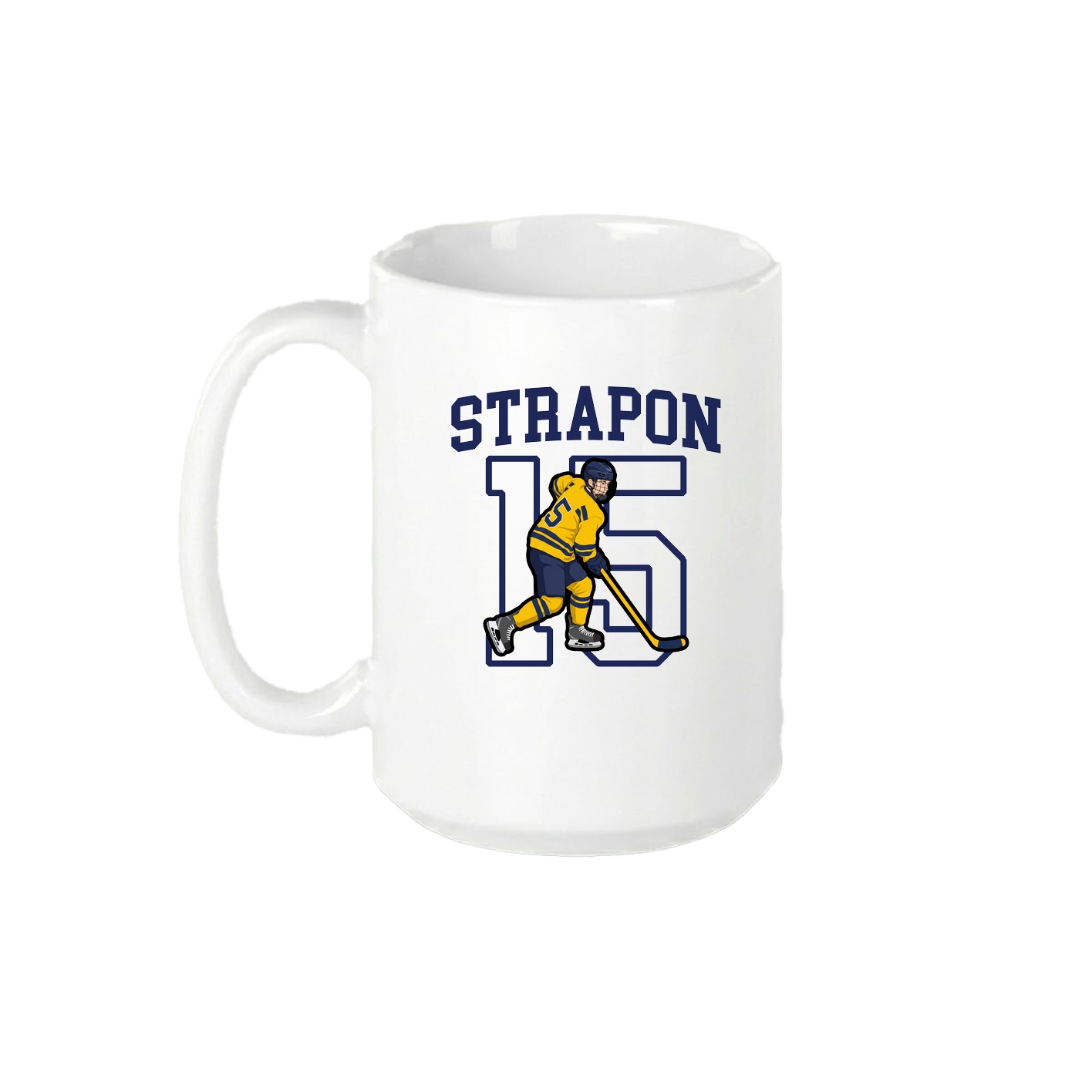 15oz Coffee Mug — Shirsey in White