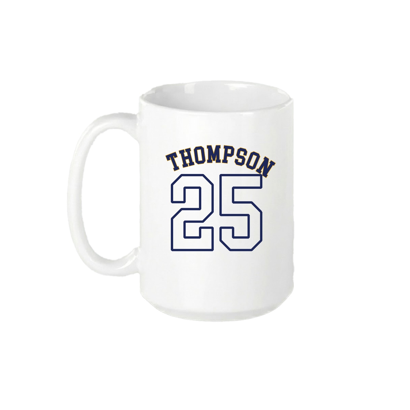 15oz Coffee Mug — Shirsey Arch in White