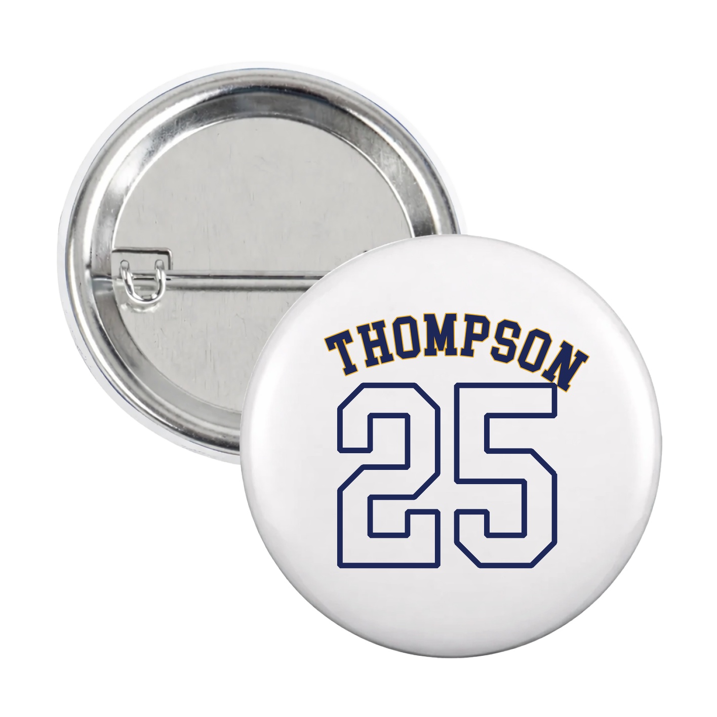 Game Day Button — Shirsey Arch in White
