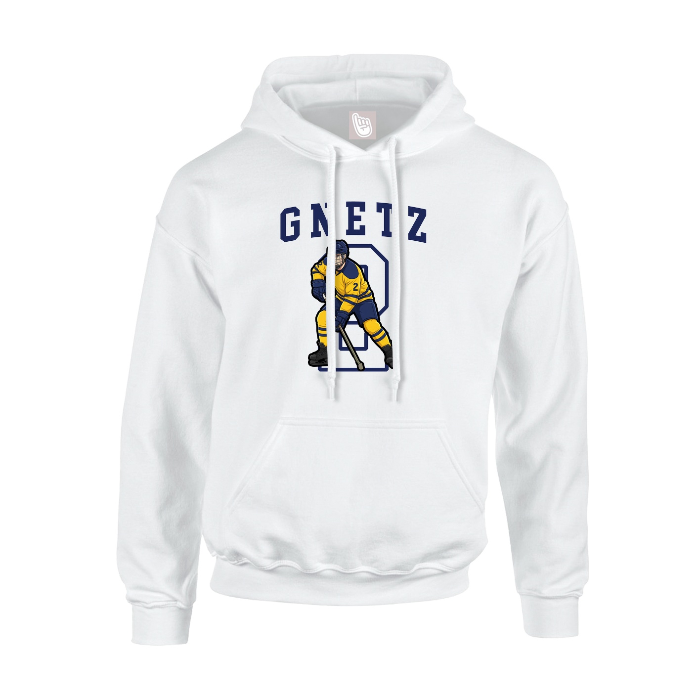 Hoodie — Shirsey in White