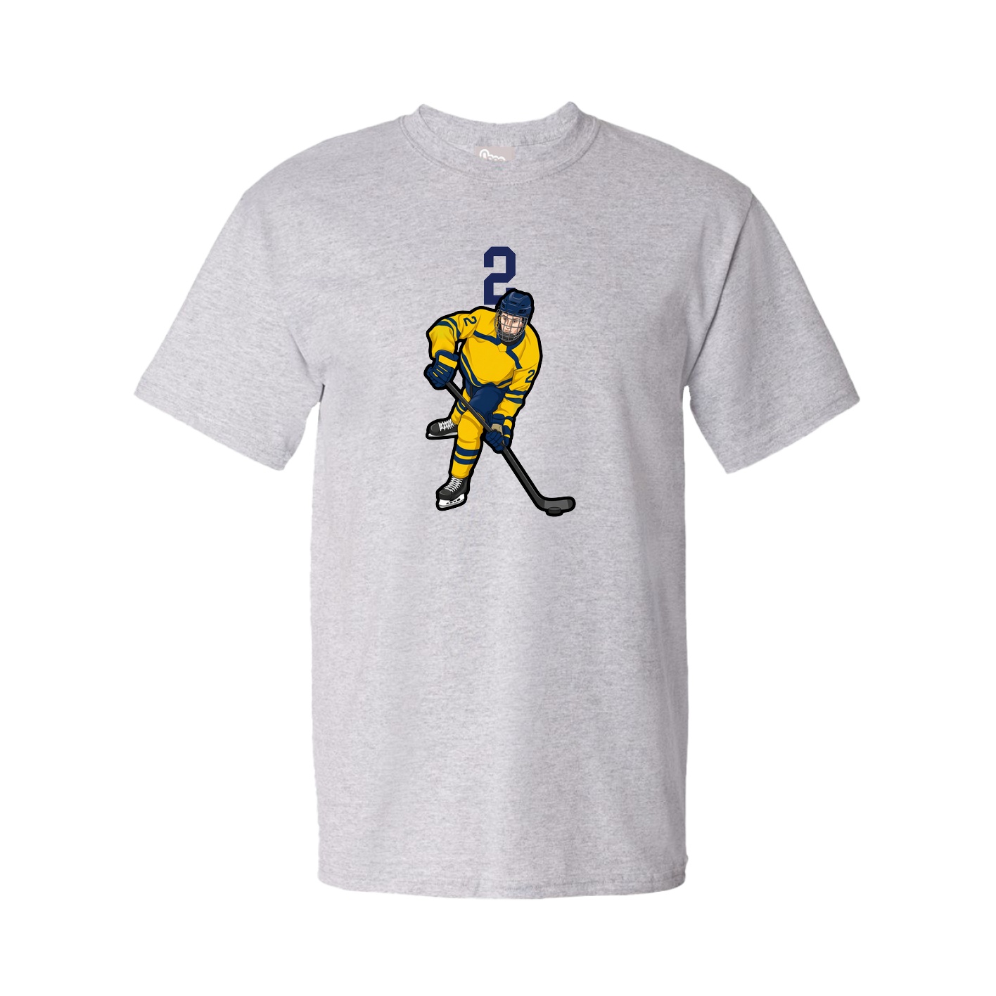 Tee — Number Top in Grey