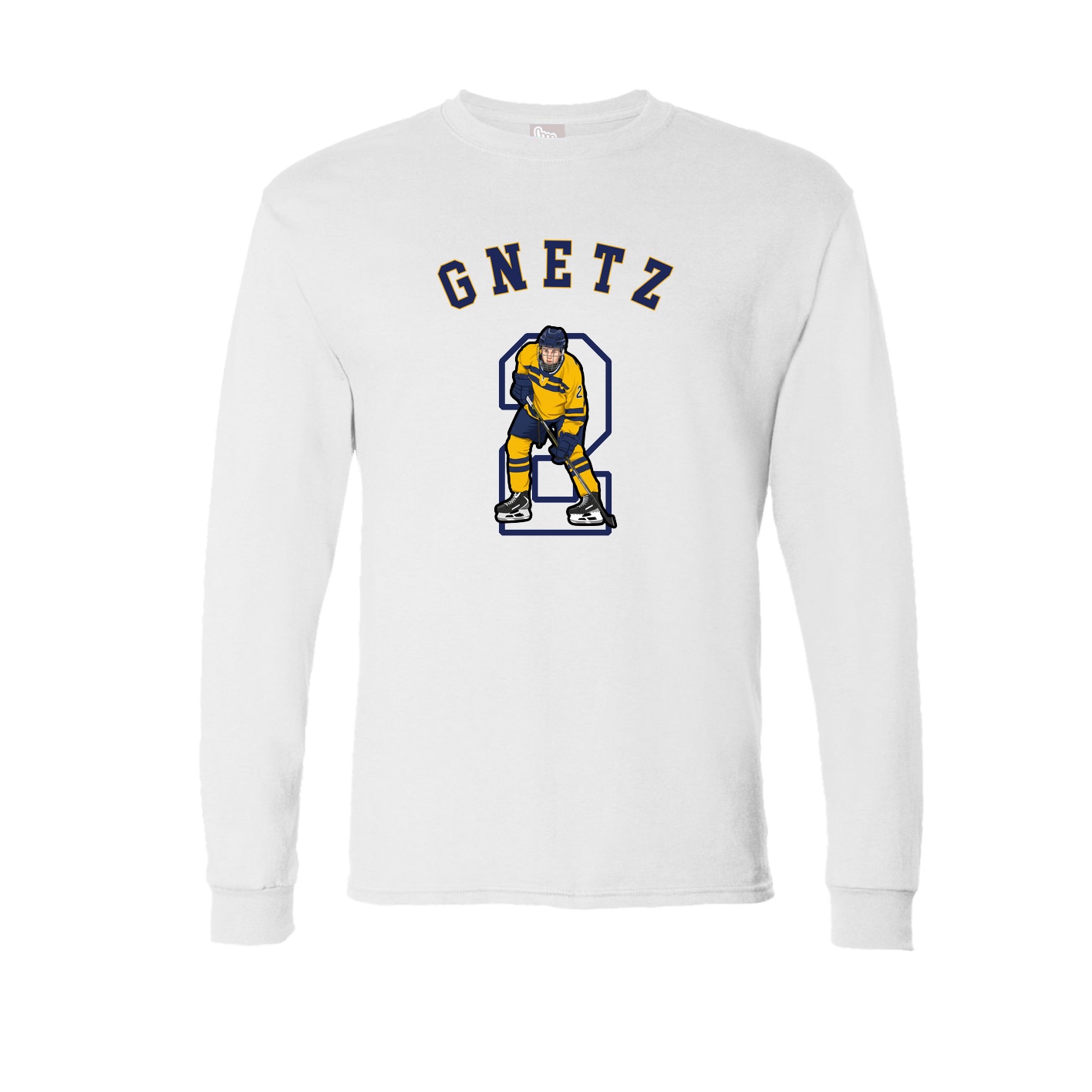 Long Sleeve Tee — Shirsey Arch in White