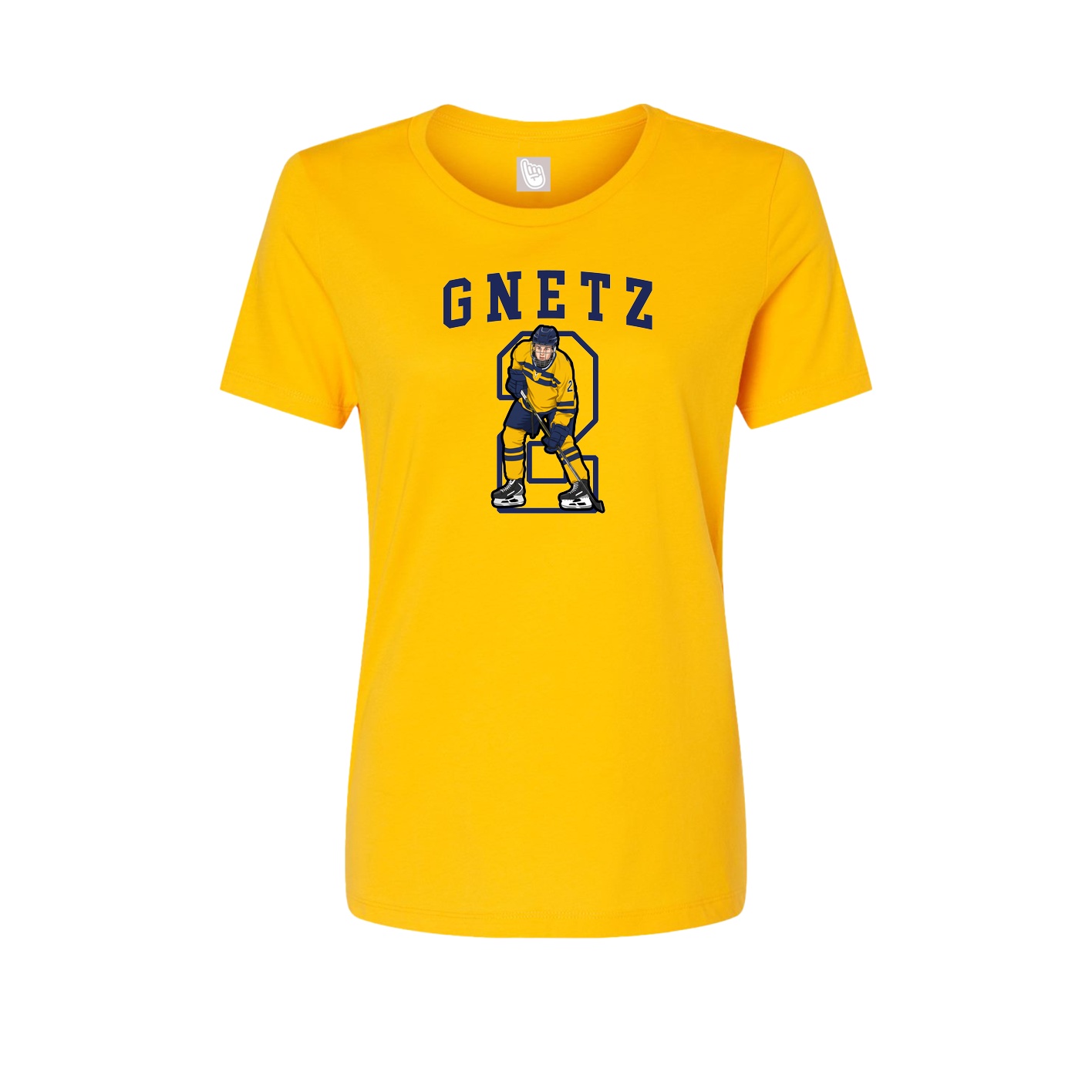 Fitted Women's Tee — Shirsey in Gold