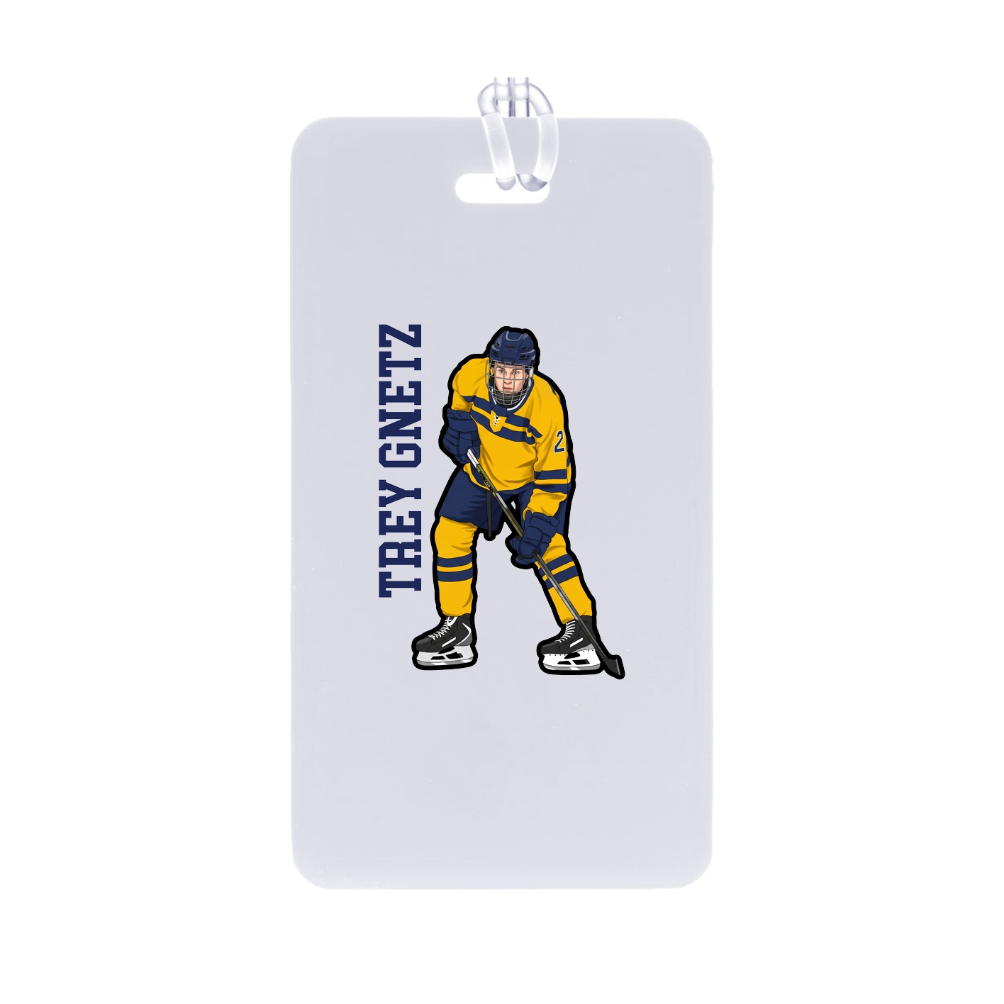 Bag Tag — Name Vertical in Classic