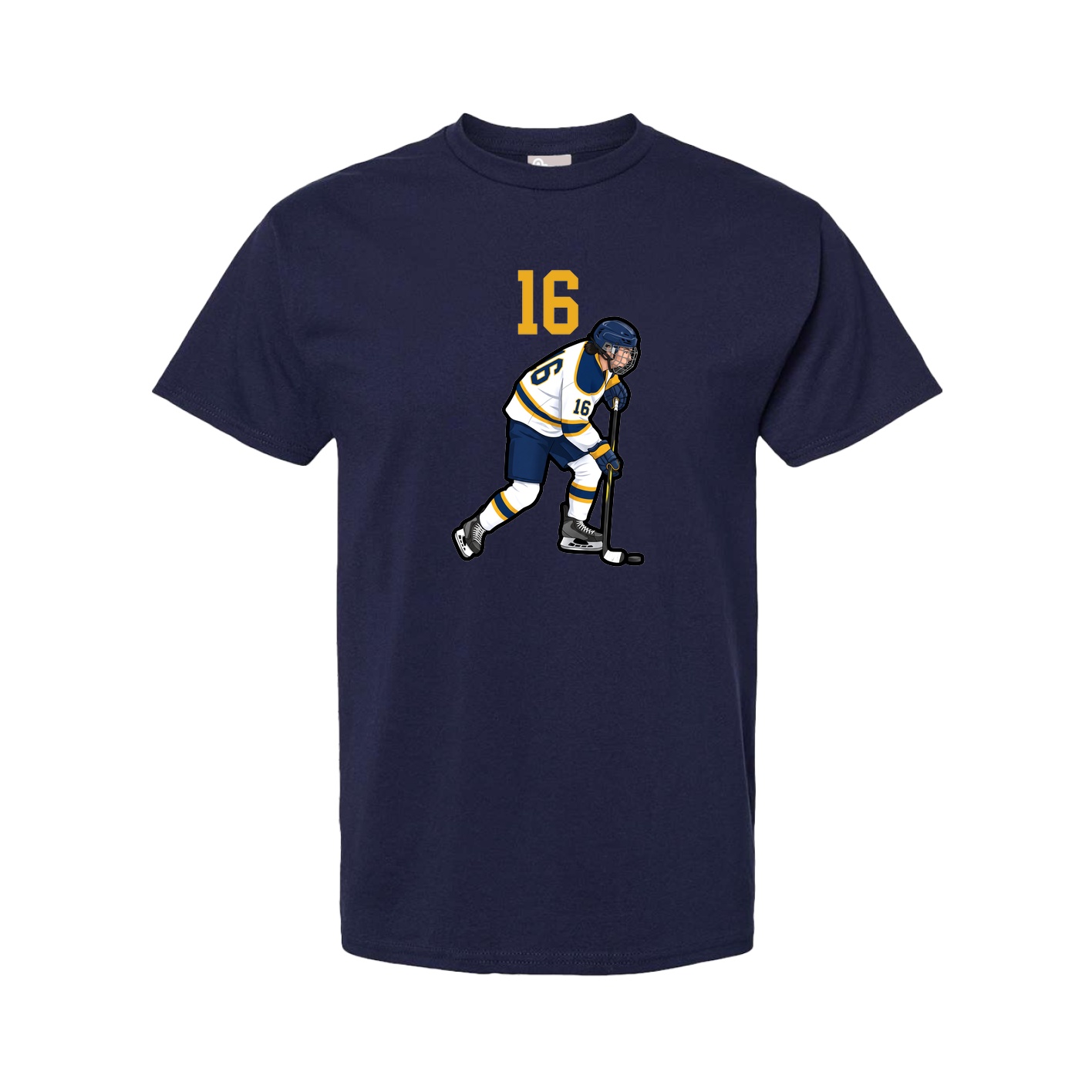 Youth Tee — Number Top in Navy