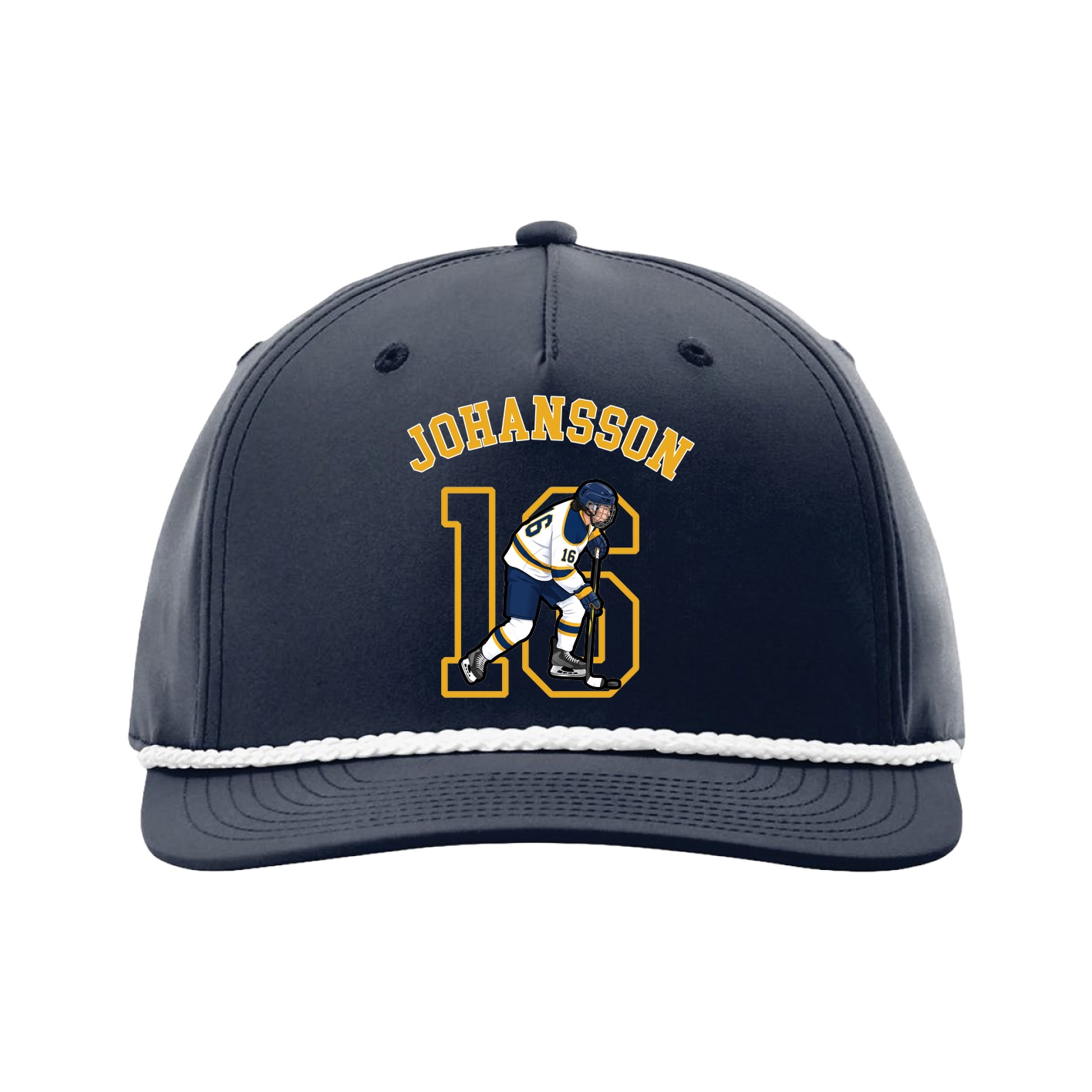 Five-Panel Classic Rope Cap — Shirsey Arch in Navy