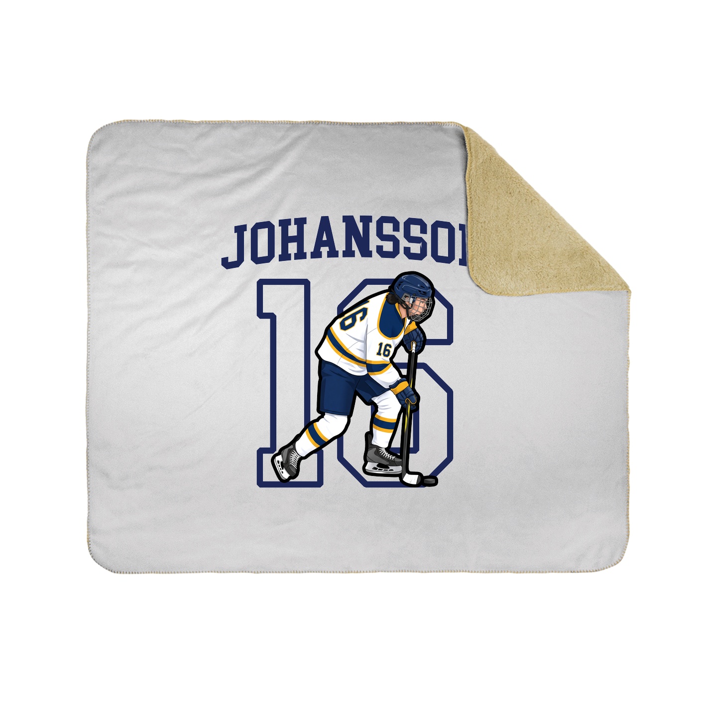 Throw Blanket — Shirsey in White
