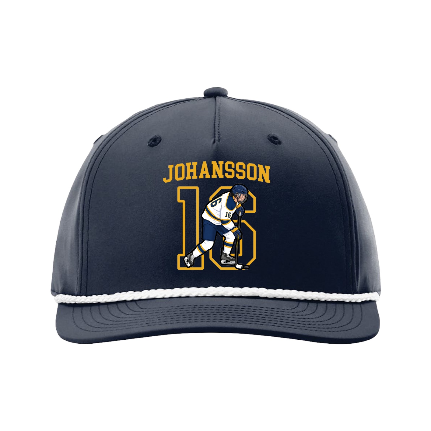 Five-Panel Classic Rope Cap — Shirsey in Navy