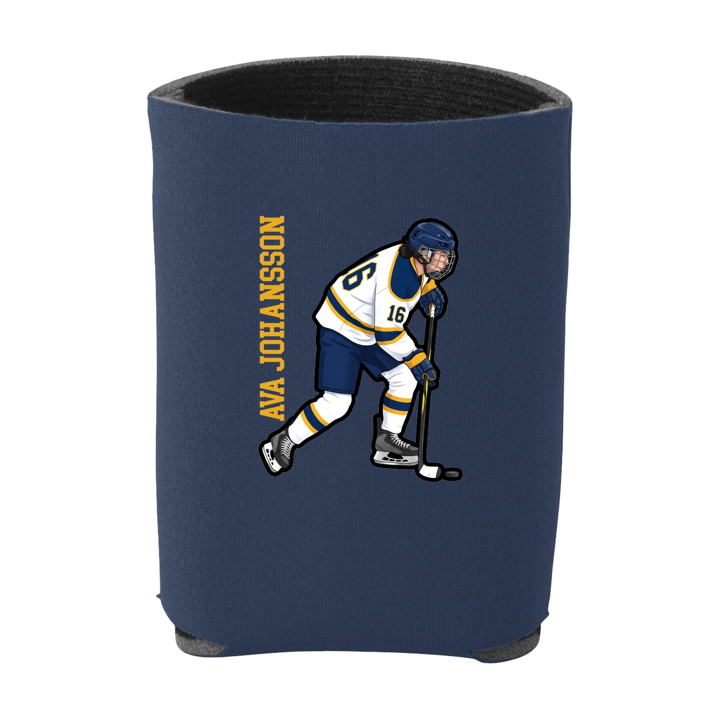 Can Holder — Name Vertical in Navy