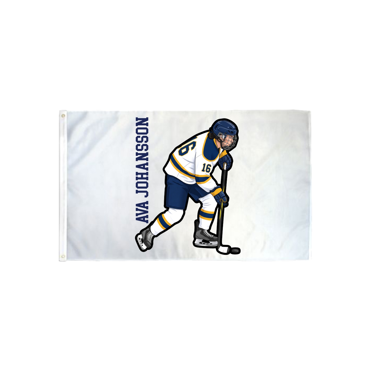 3x5 Flag — Name Vertical in Classic