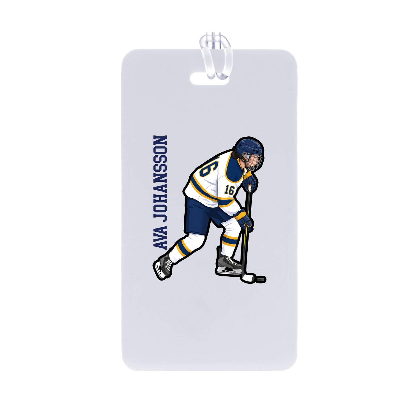 Bag Tag — Name Vertical in Classic