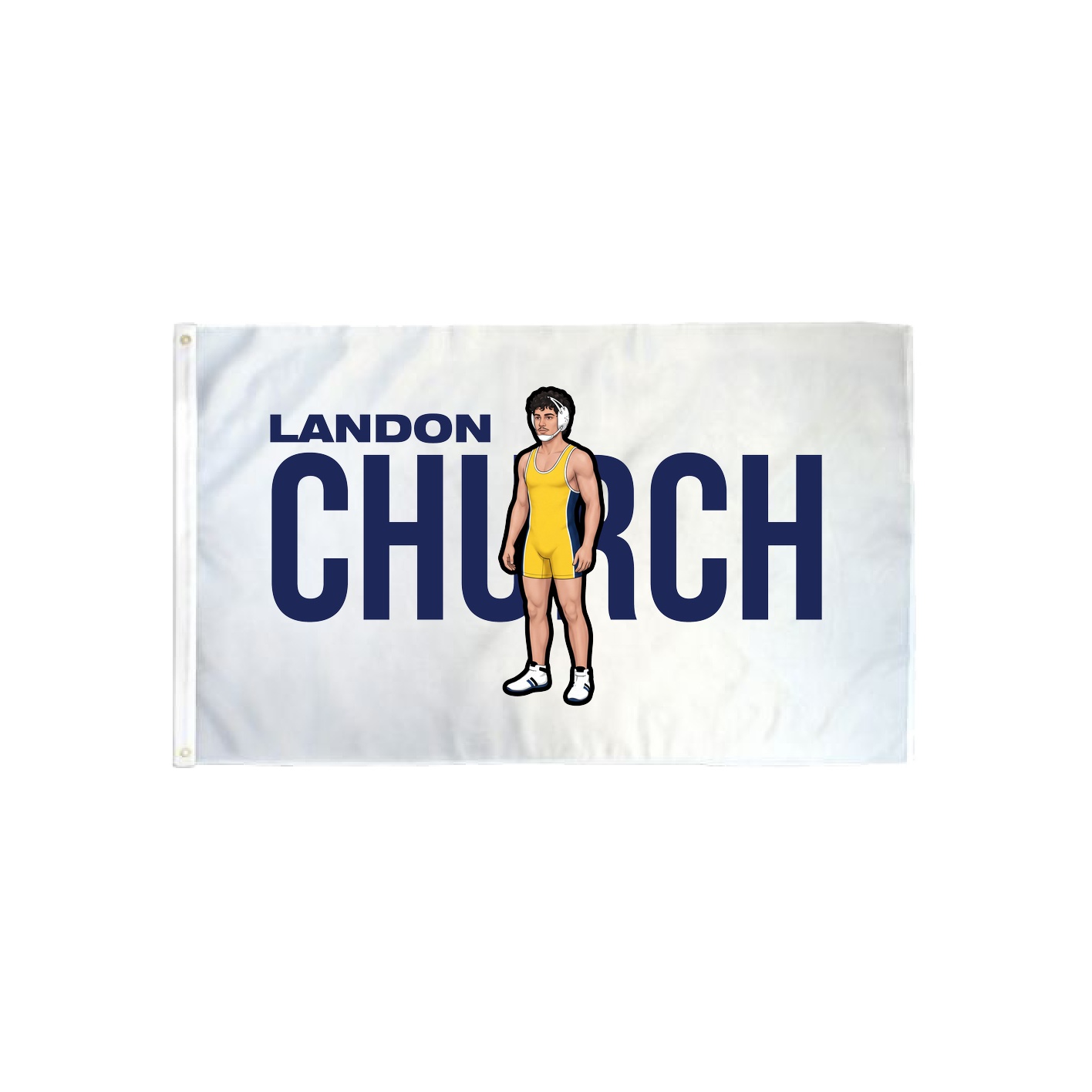 3x5 Flag — Player Name in Classic