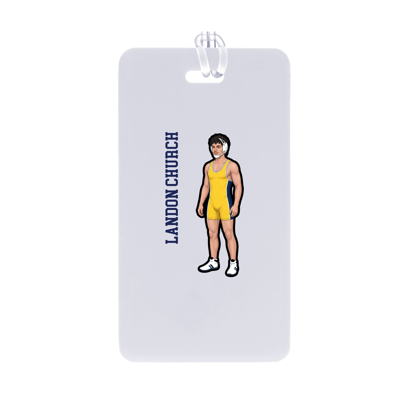 Bag Tag — Name Vertical in Classic
