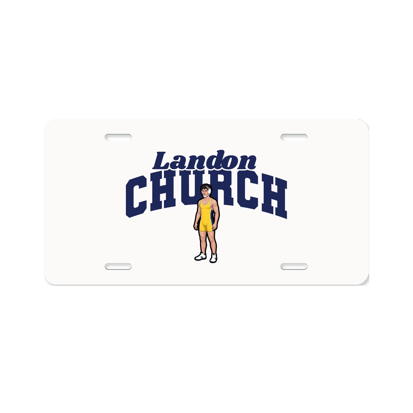 License Plate — Signature Arch in Classic