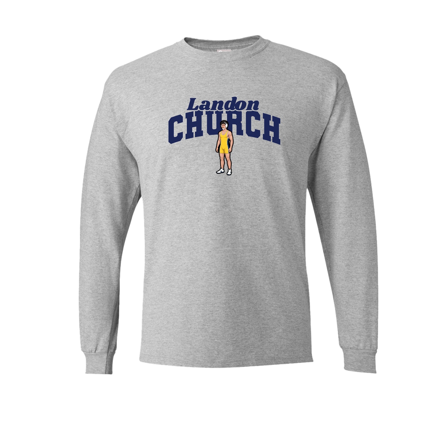 Long Sleeve Tee — Signature Arch in Grey