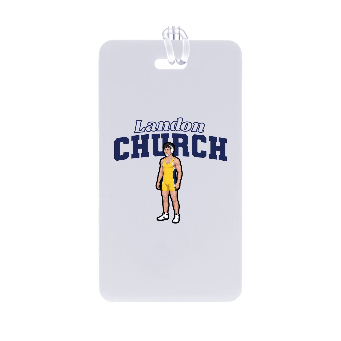 Bag Tag — Name Arch in Classic