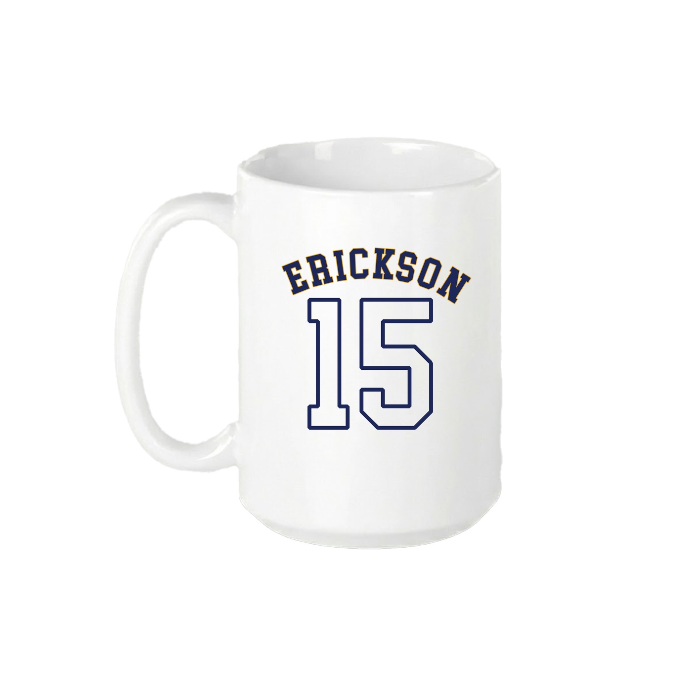 15oz Coffee Mug — Shirsey Arch in White