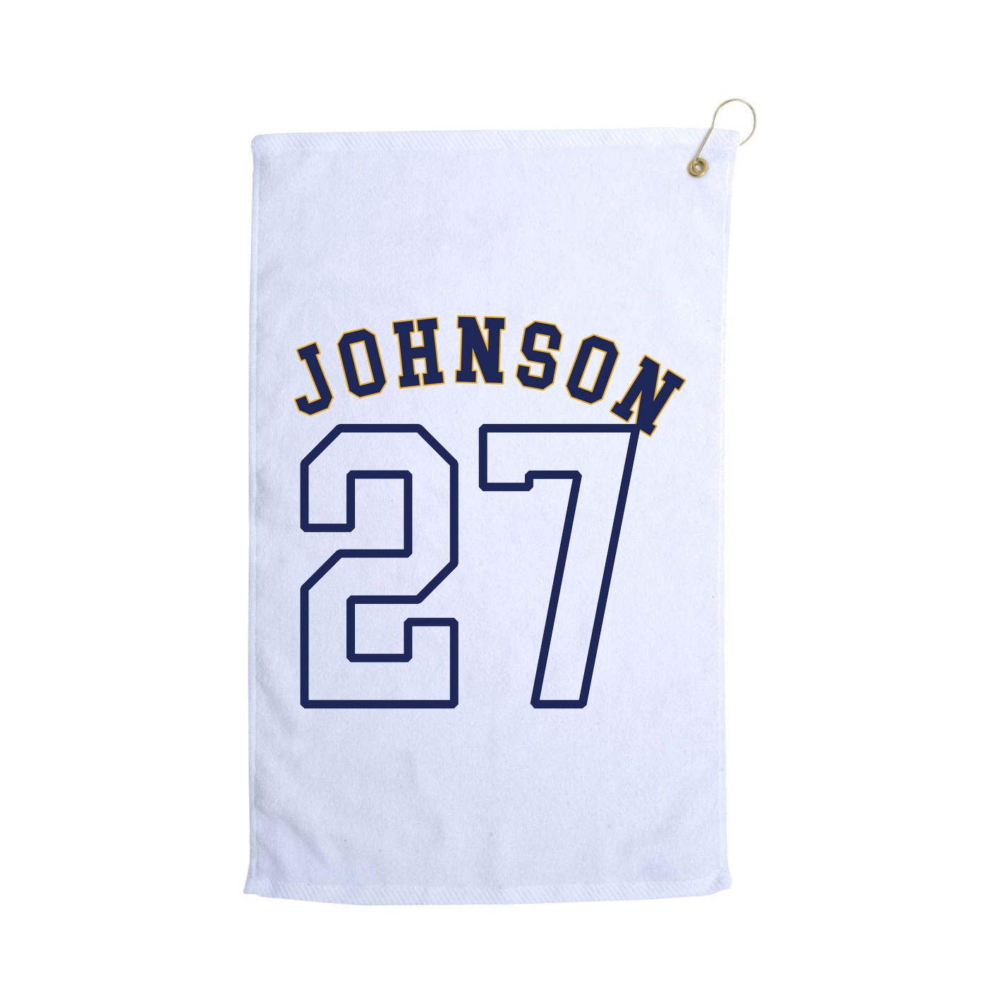 Golf Towel — Shirsey Arch in White