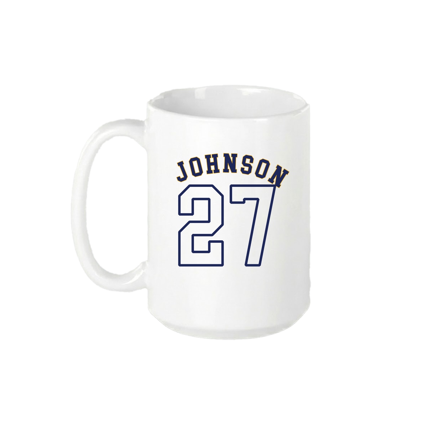 15oz Coffee Mug — Shirsey Arch in White