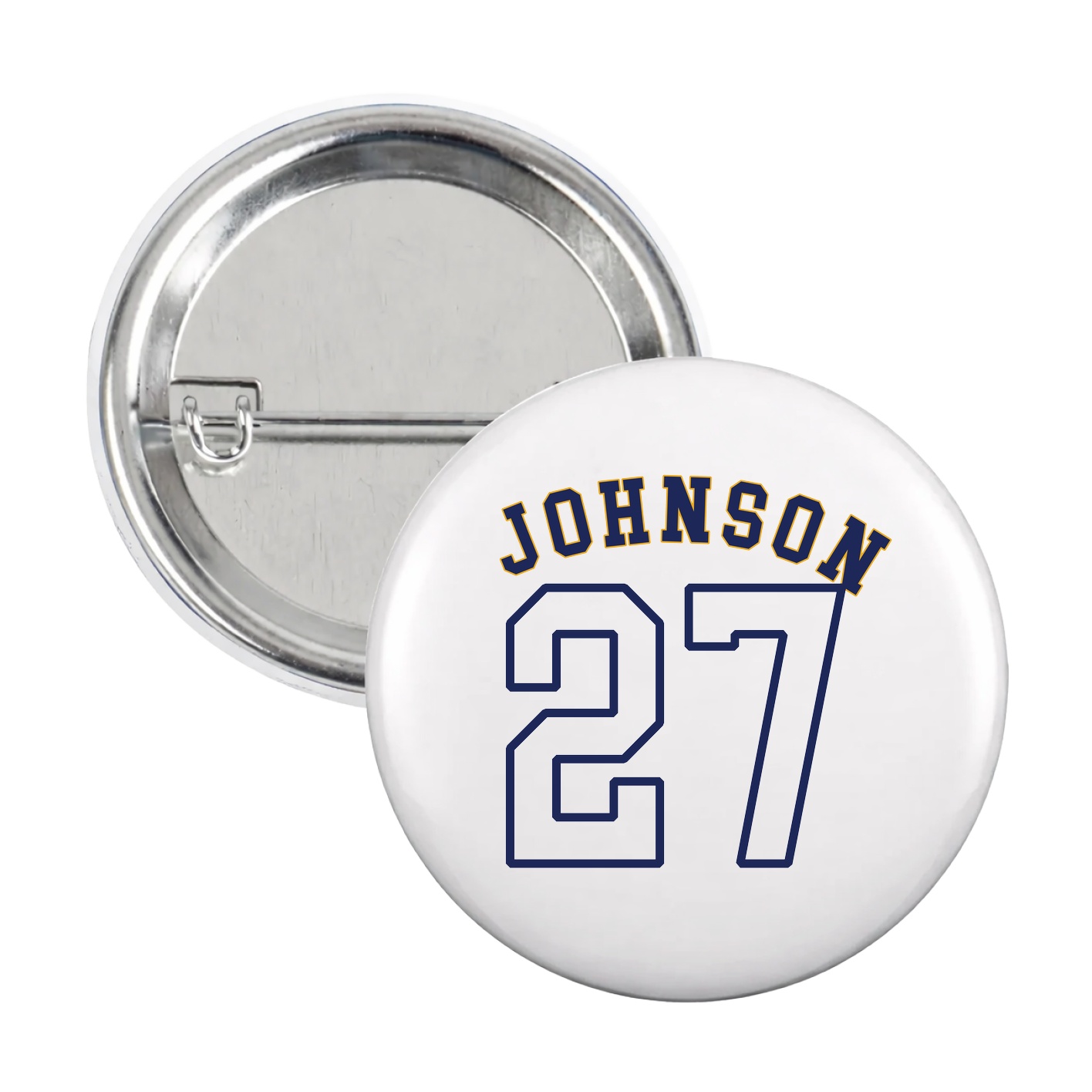 Game Day Button — Shirsey Arch in White