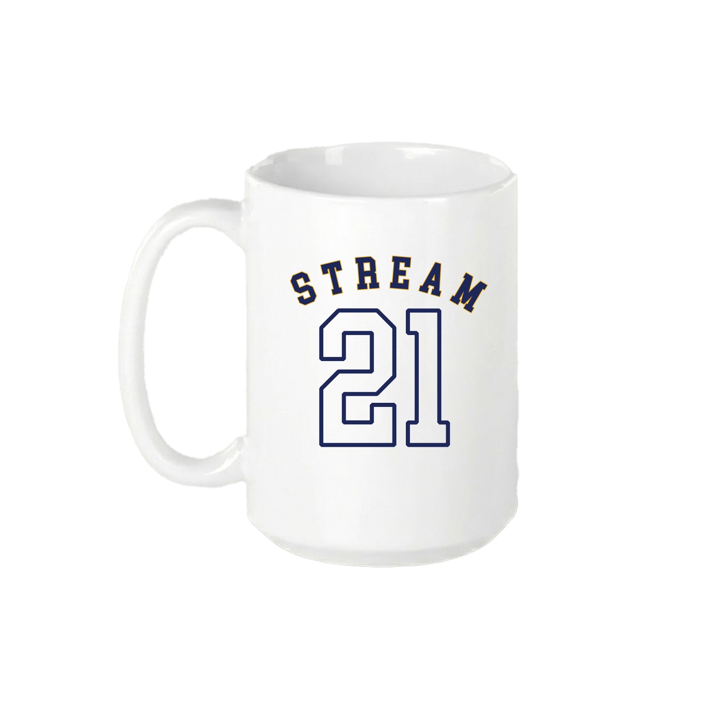 15oz Coffee Mug — Shirsey Arch in White