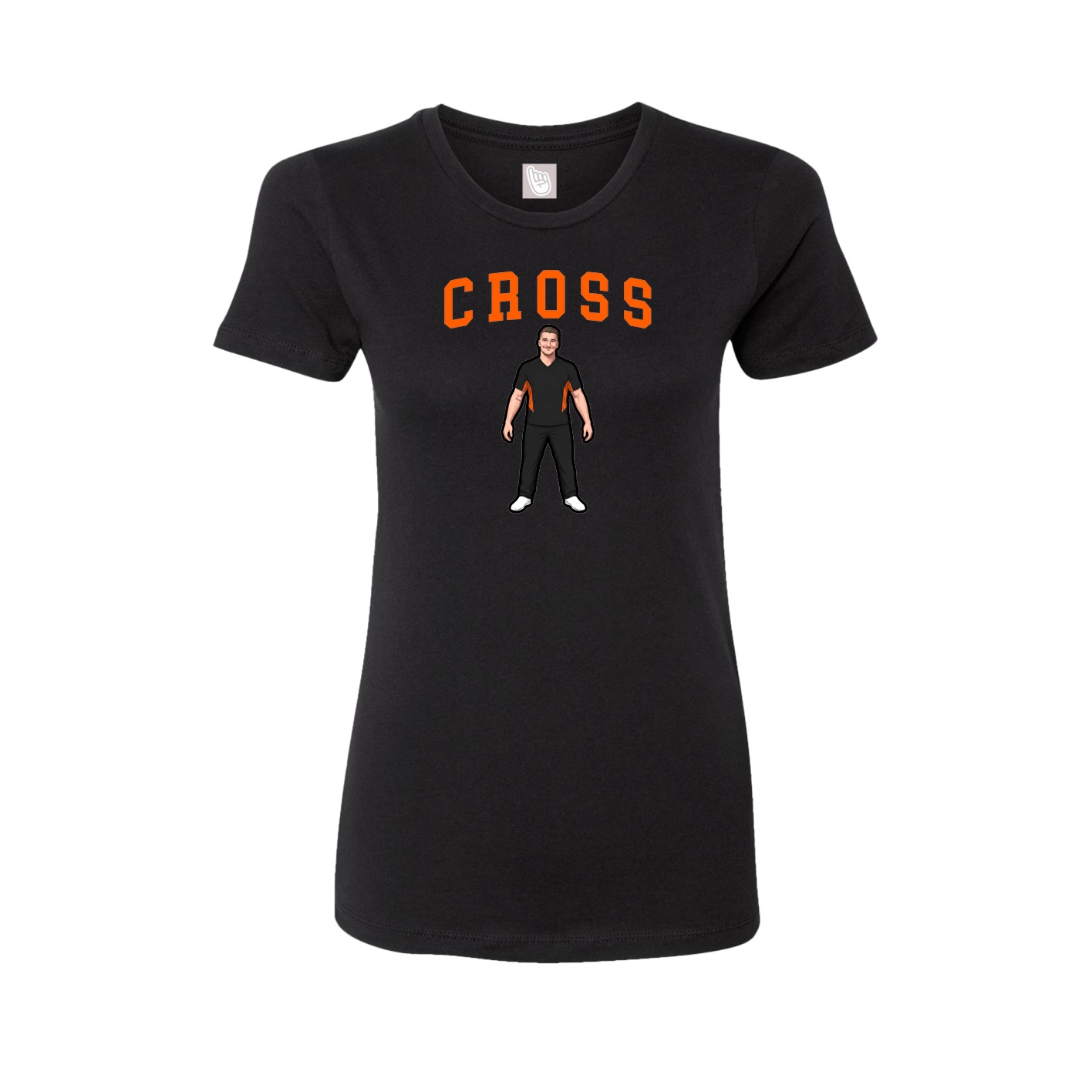 Fitted Women's Tee — Shirsey in Black
