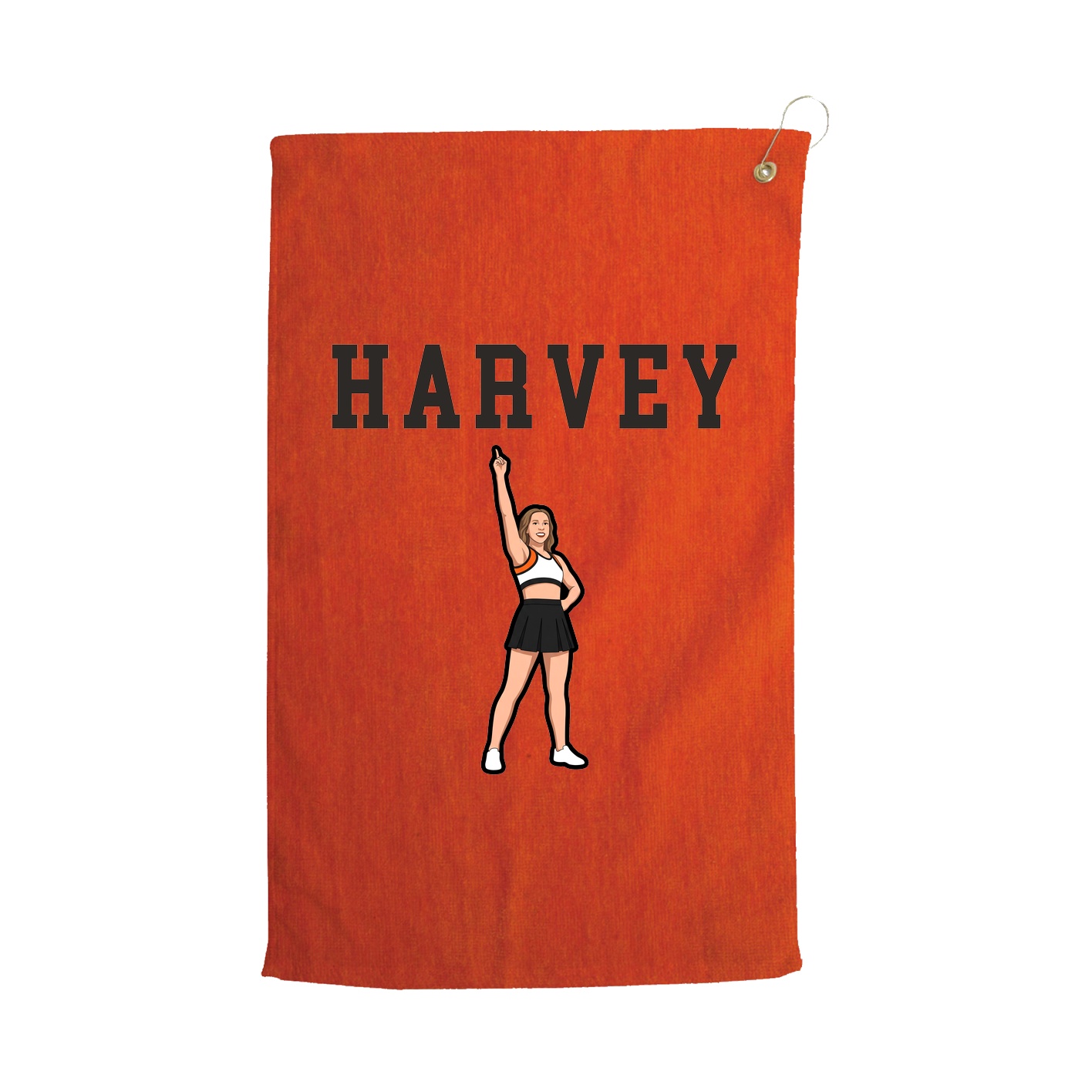 Golf Towel — Shirsey in Orange