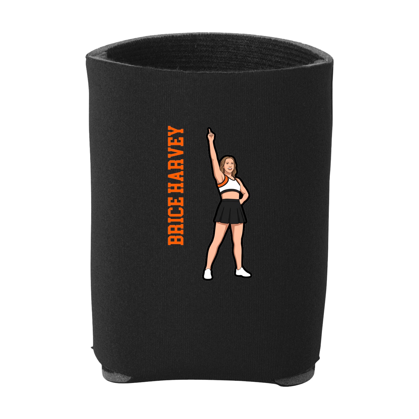 Can Holder — Name Vertical in Black
