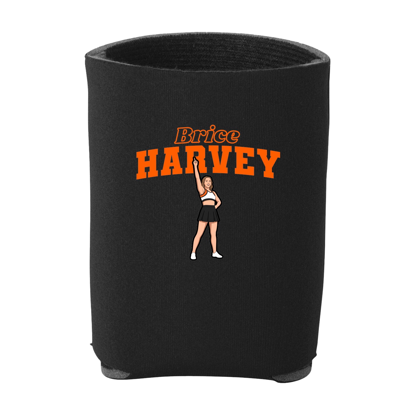 Can Holder — Name Arch in Black