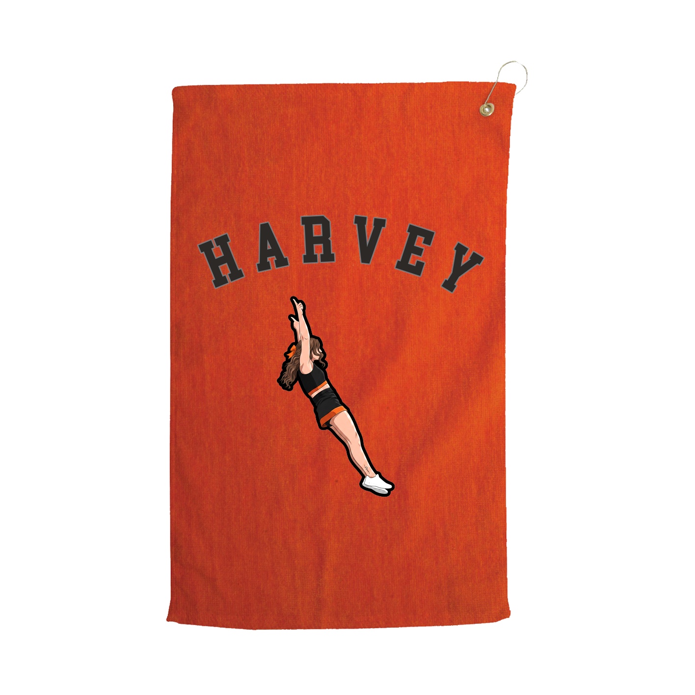 Golf Towel — Shirsey Arch in Orange