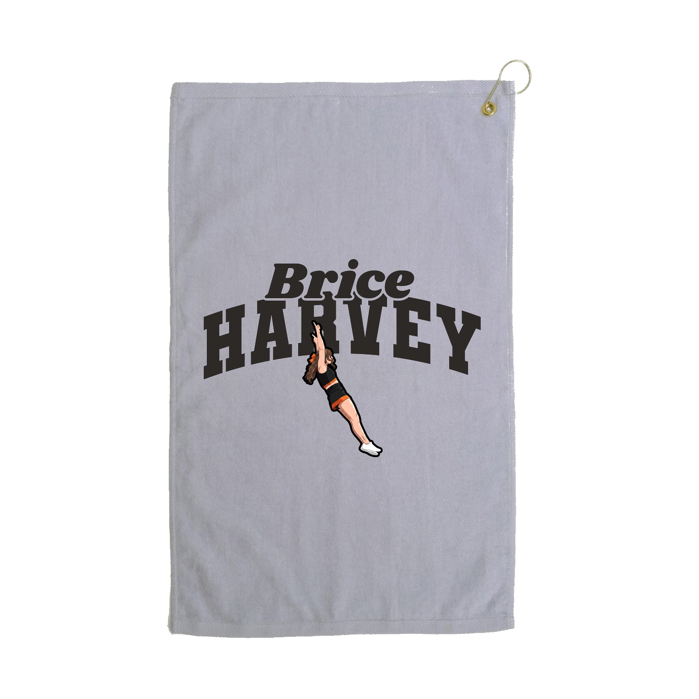 Golf Towel — Signature Arch in Grey