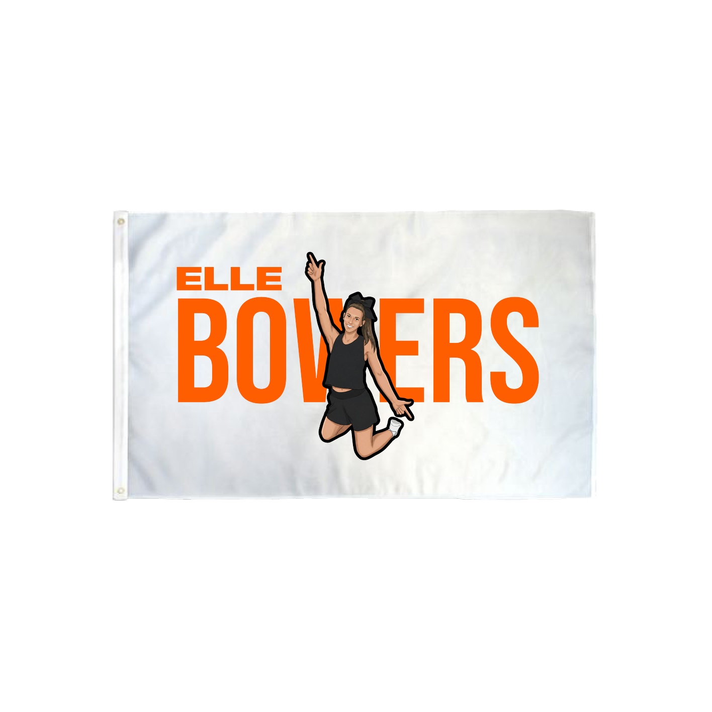 3x5 Flag — Player Name in Classic