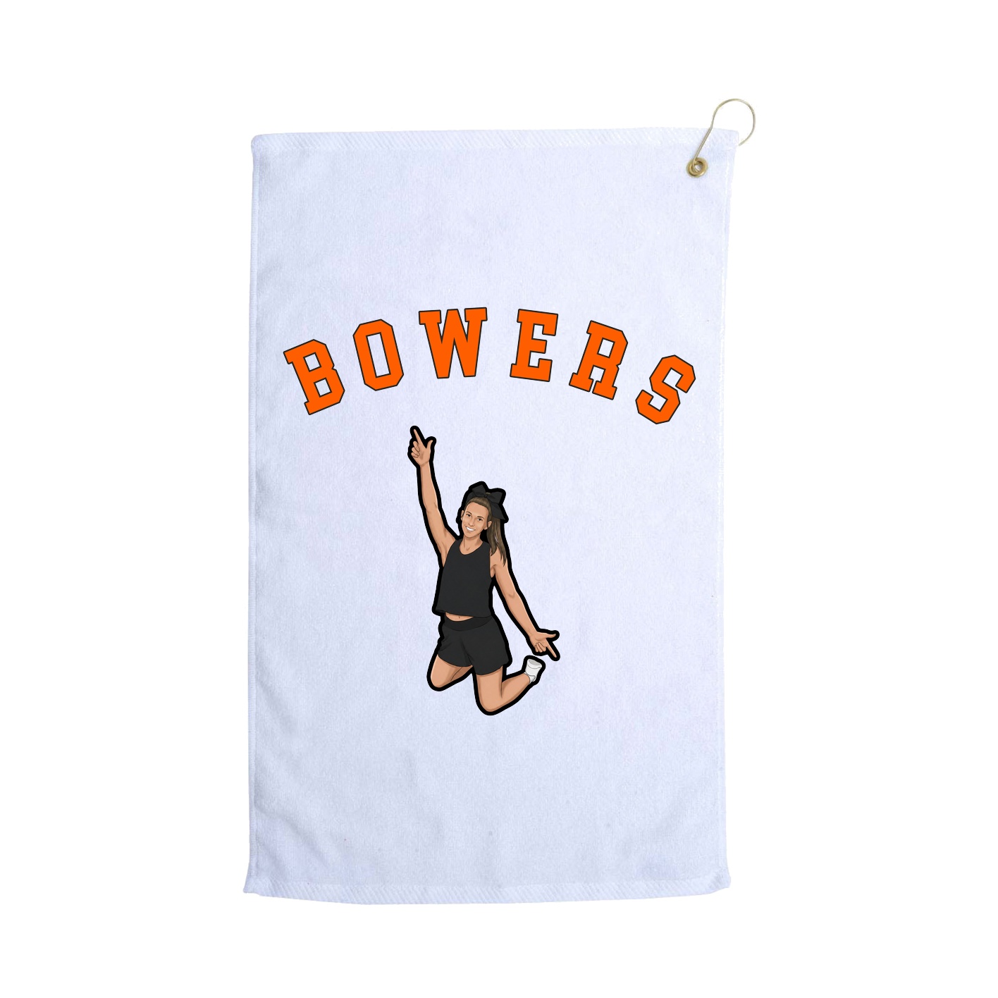Golf Towel — Shirsey Arch in White
