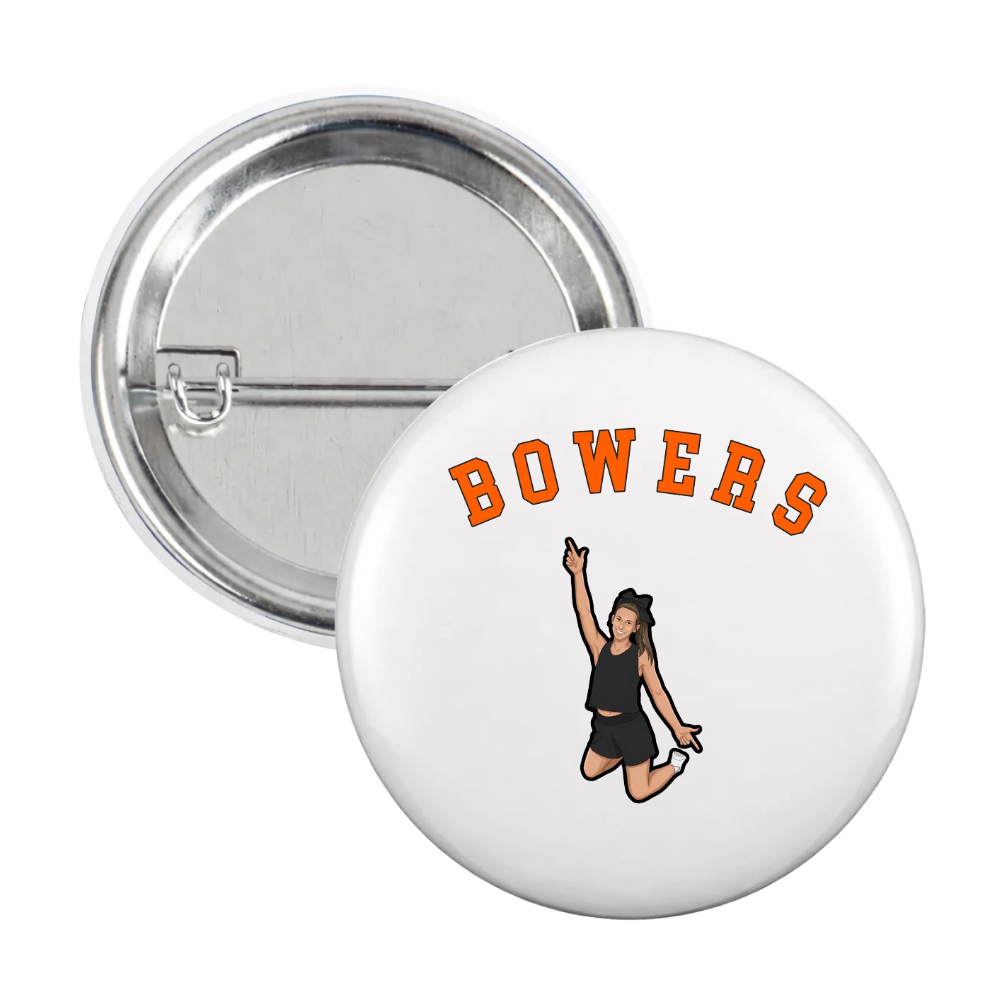Game Day Button — Shirsey Arch in White
