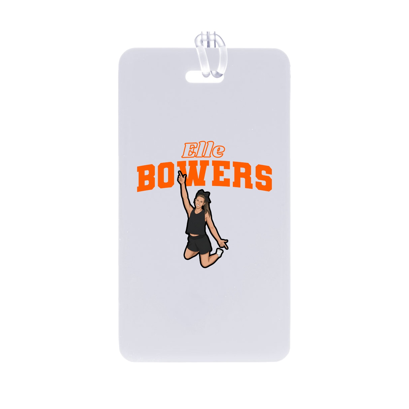 Bag Tag — Name Arch in Classic