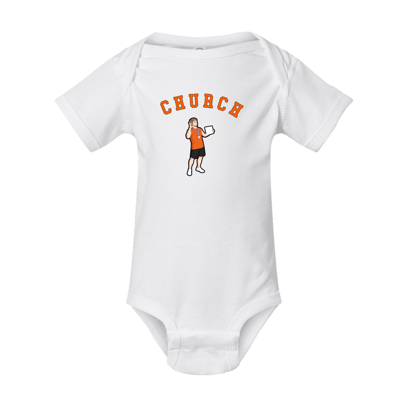 Baby Onesie — Shirsey Arch in White