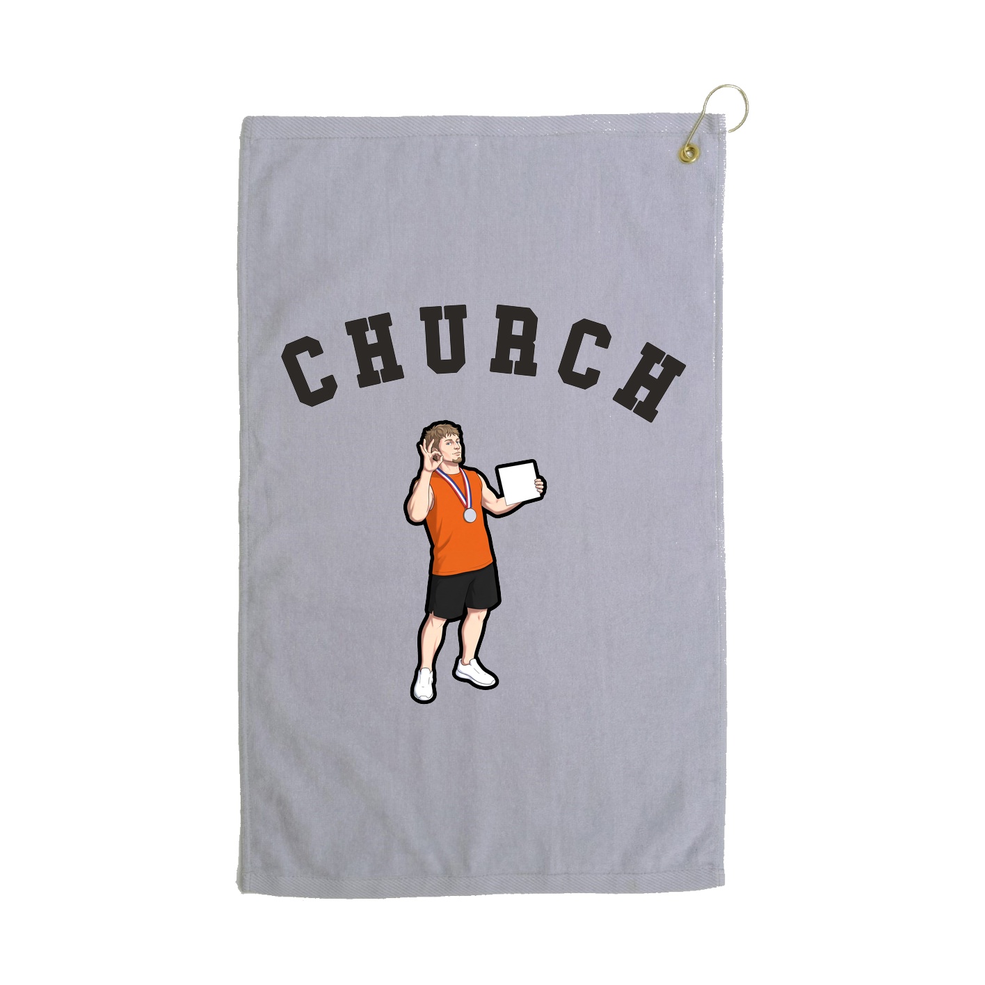 Golf Towel — Shirsey Arch in Grey