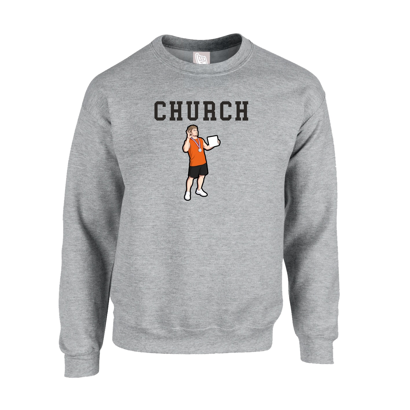 Fleece Crew — Shirsey in Grey