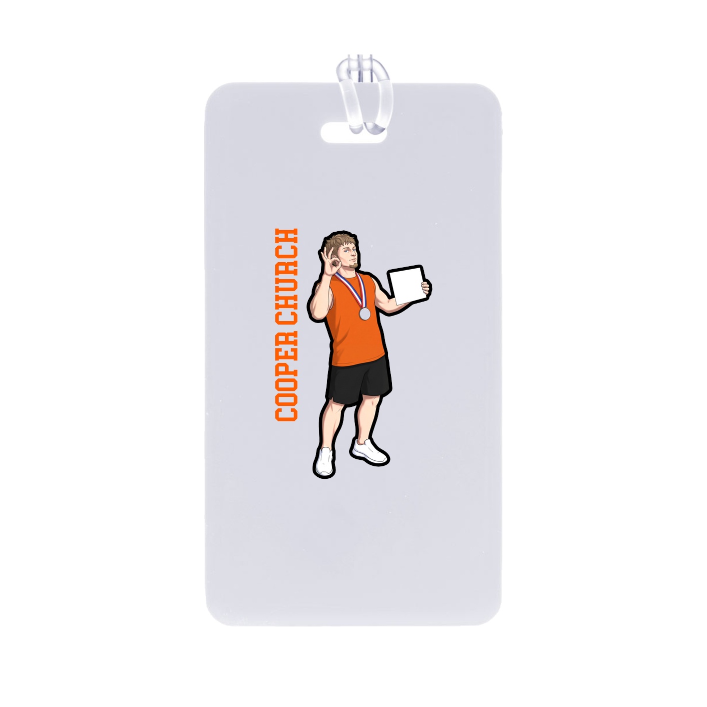Bag Tag — Name Vertical in Classic