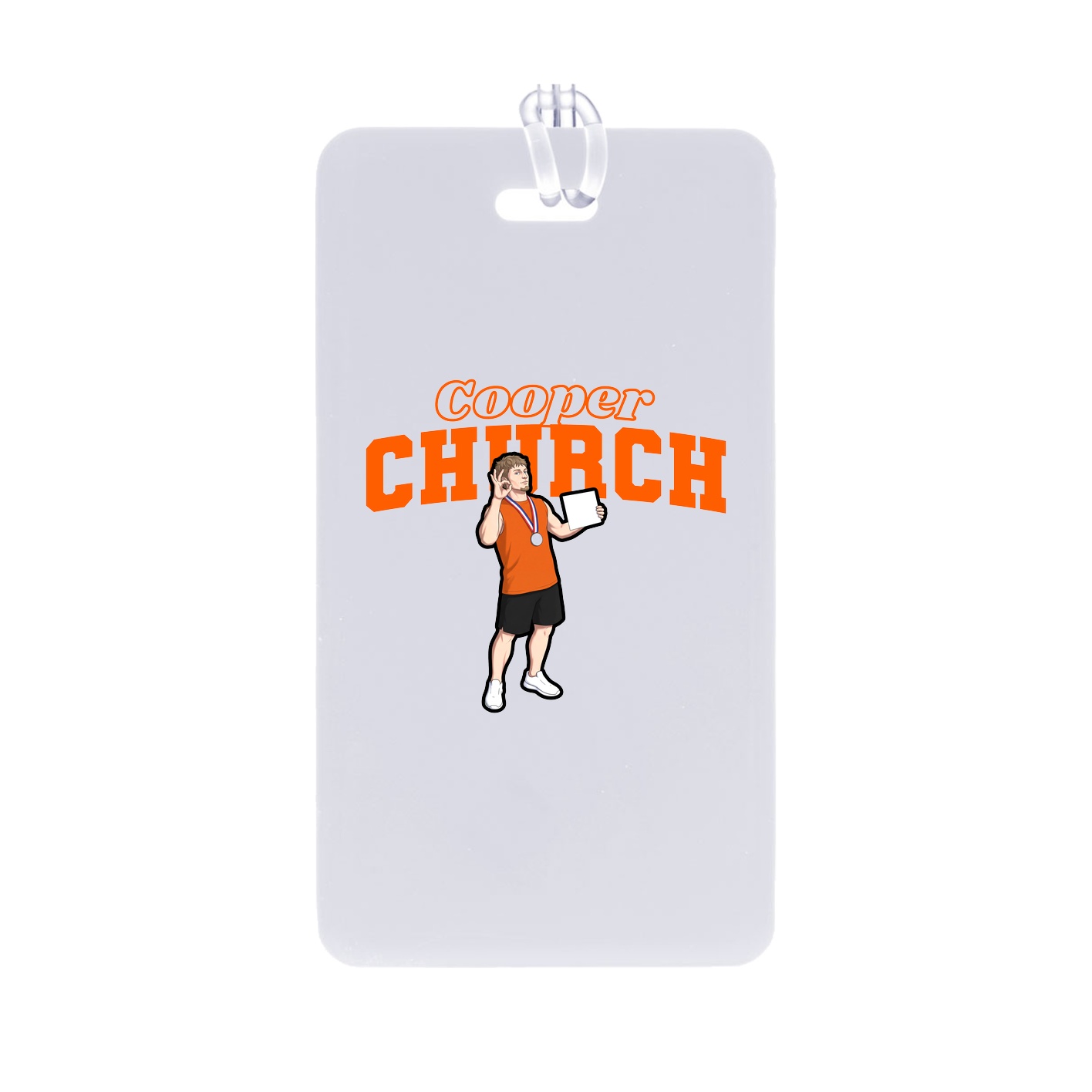 Bag Tag — Name Arch in Classic