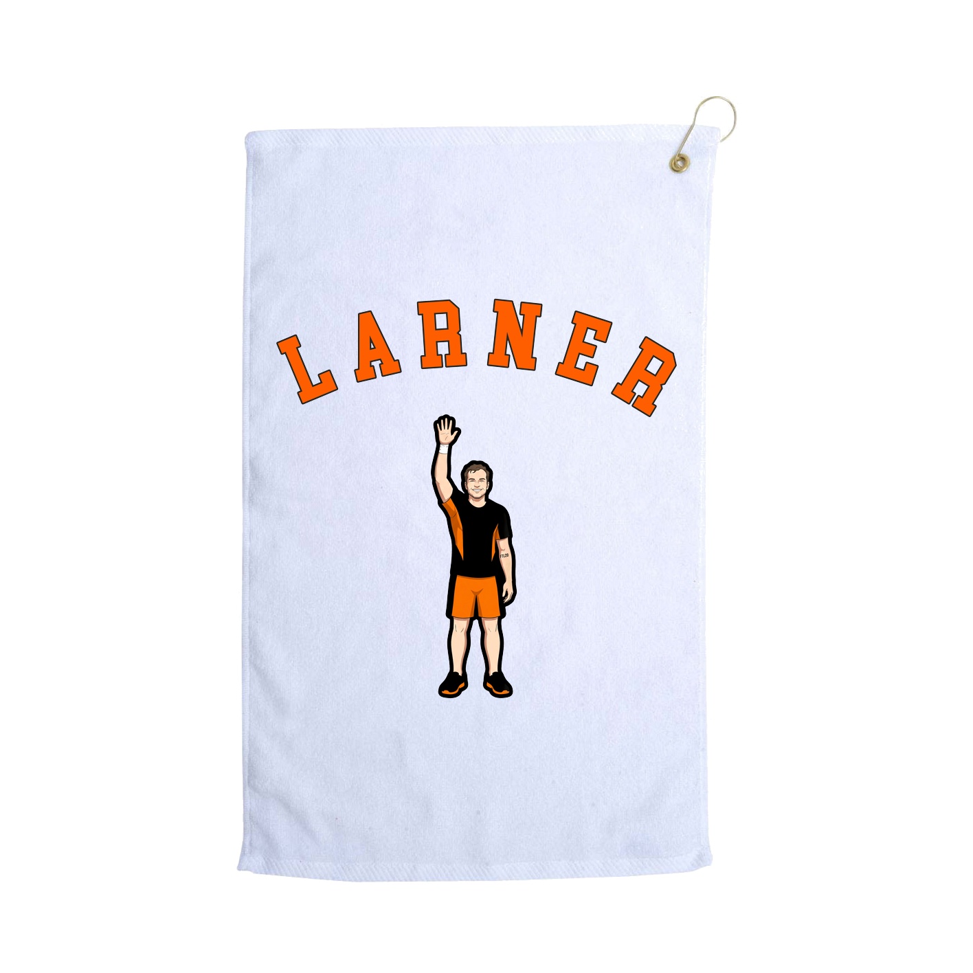 Golf Towel — Shirsey Arch in White