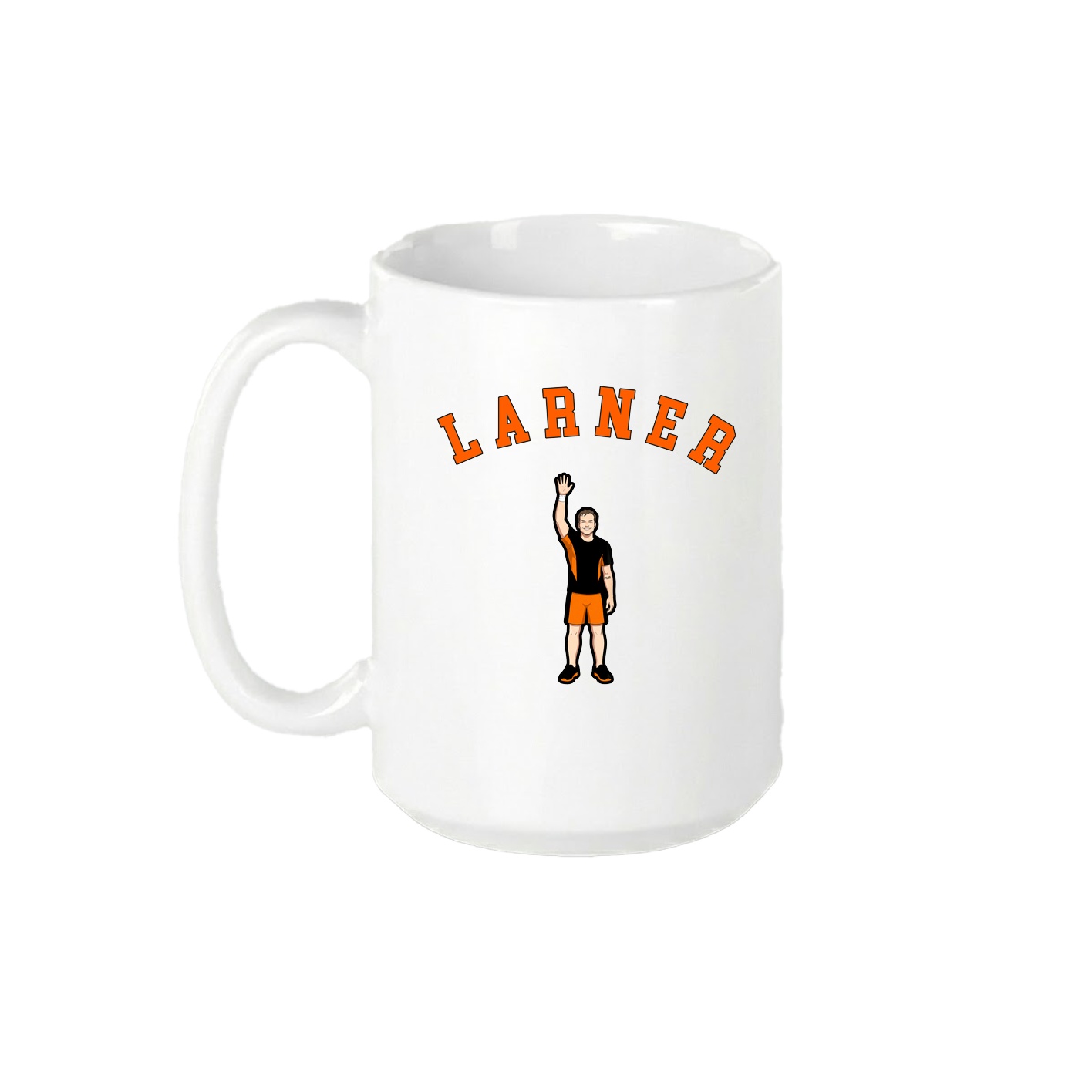 15oz Coffee Mug — Shirsey Arch in White