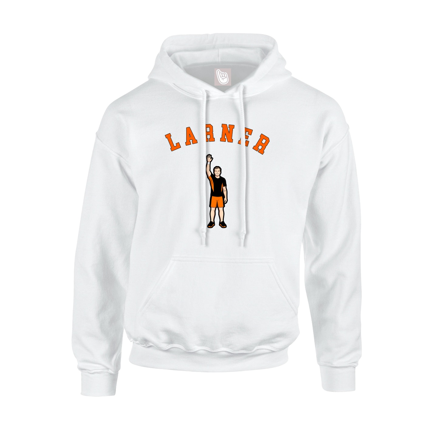 Youth Hoodie — Shirsey Arch in White