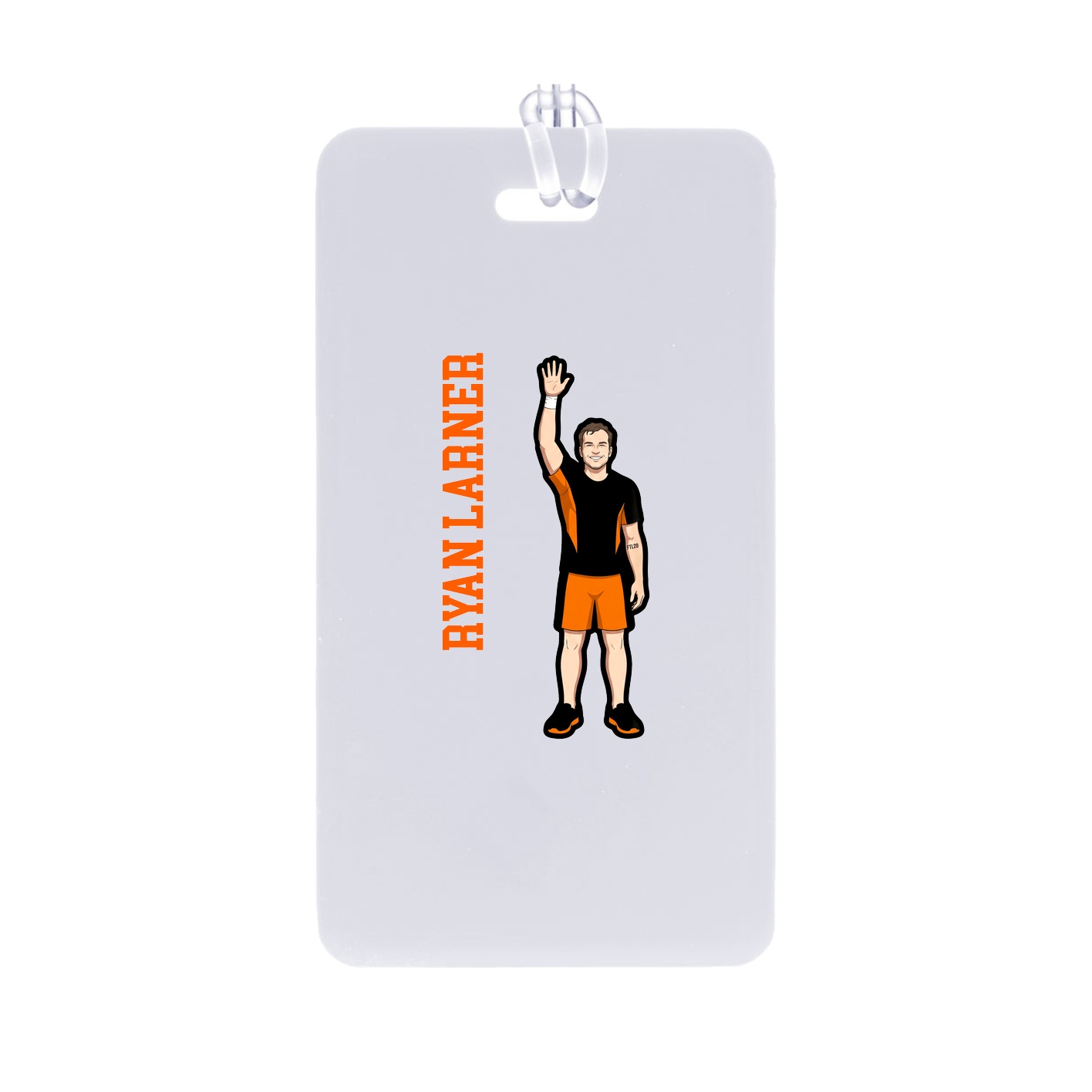Bag Tag — Name Vertical in Classic