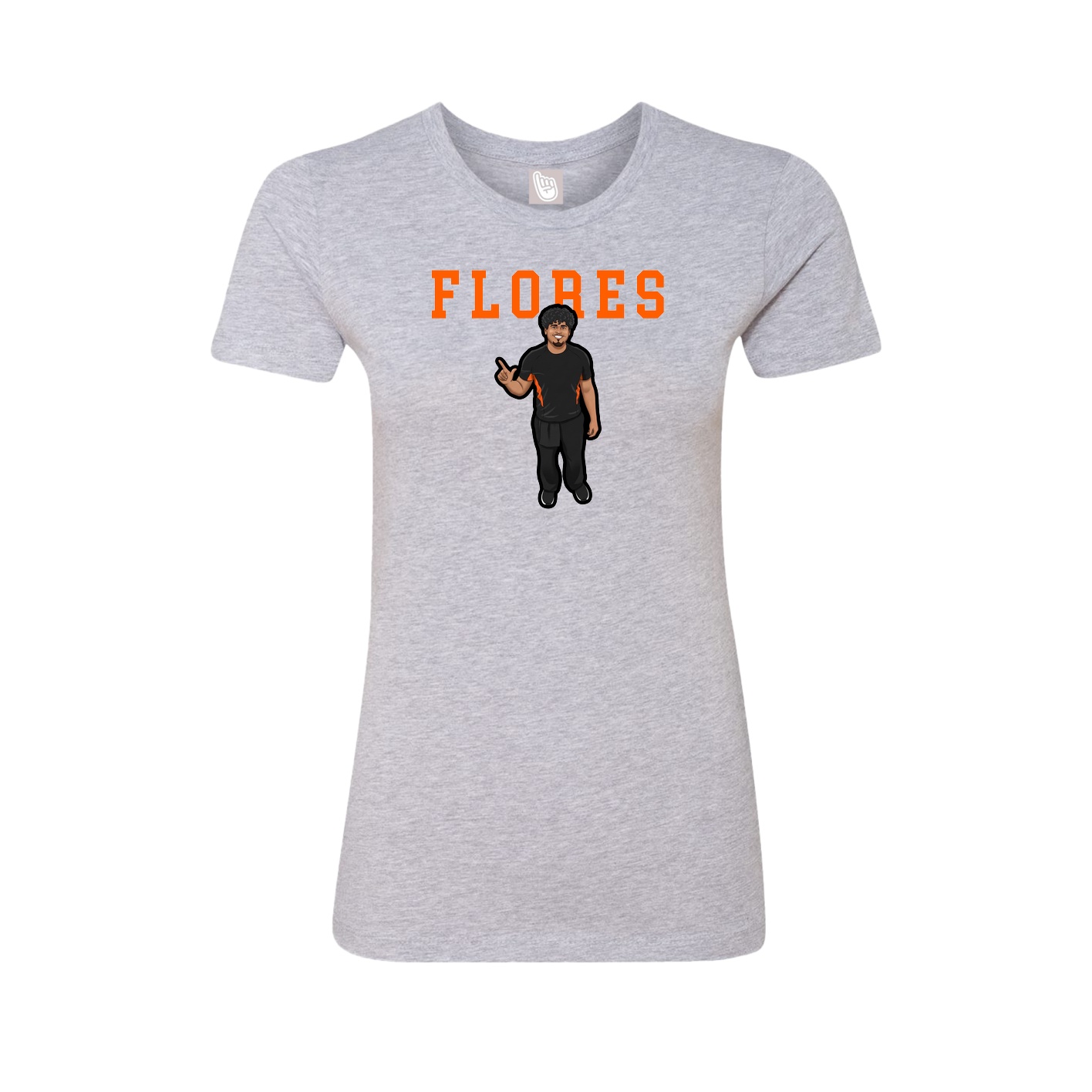 Fitted Women's Tee — Shirsey in Grey