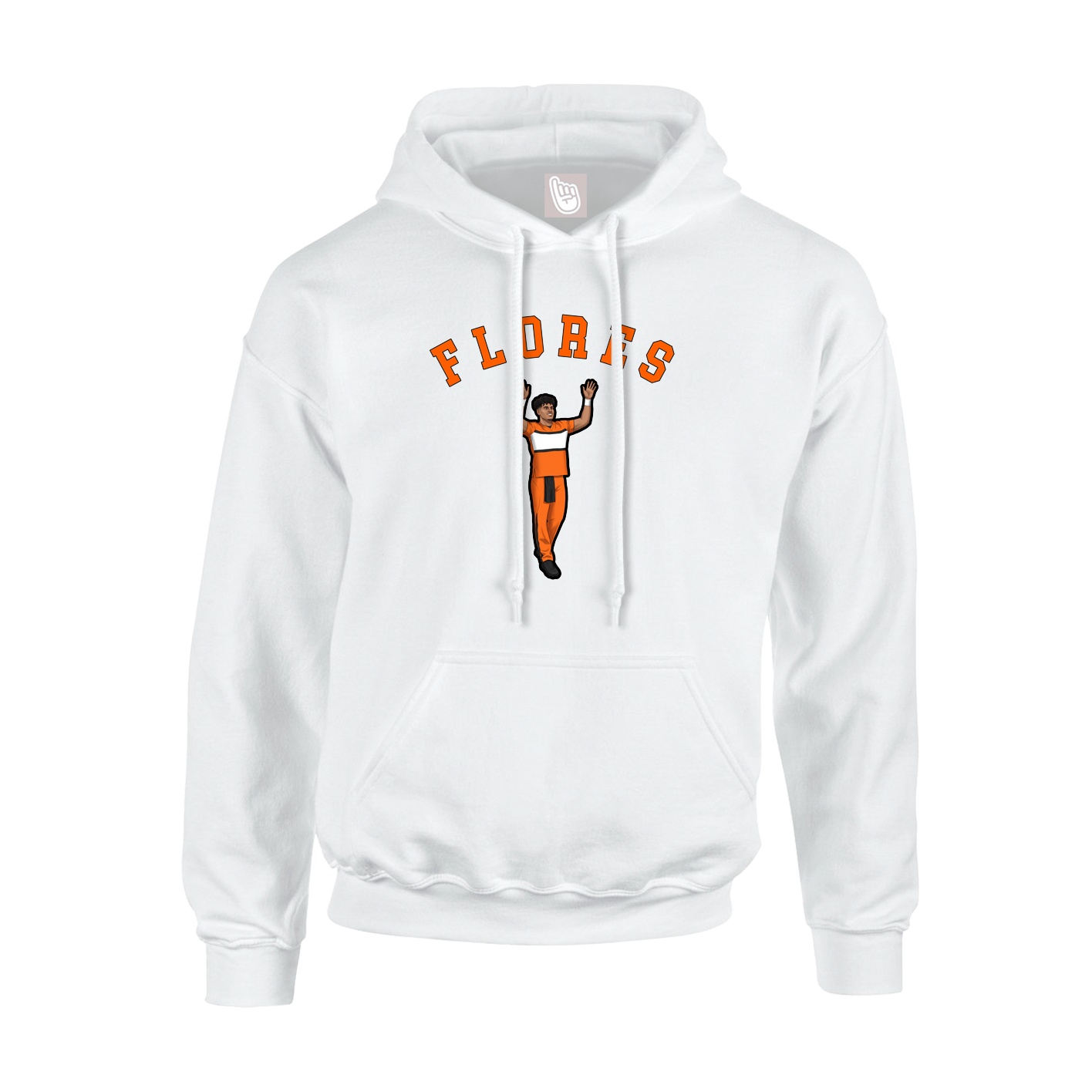 Youth Hoodie — Shirsey Arch in White