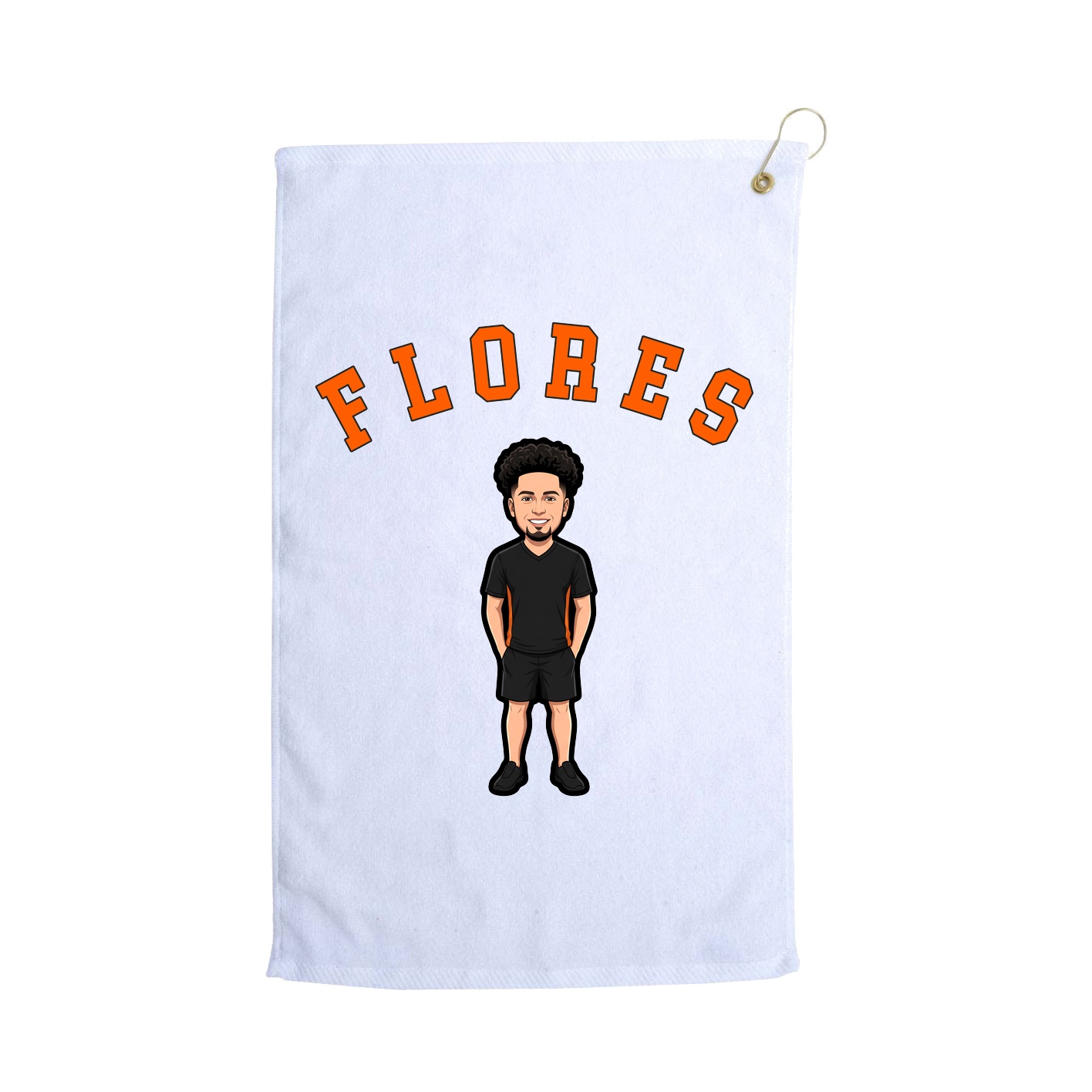 Golf Towel — Shirsey Arch in White