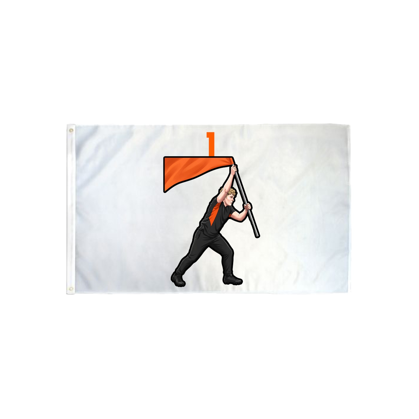 3x5 Flag — Number Top in Classic
